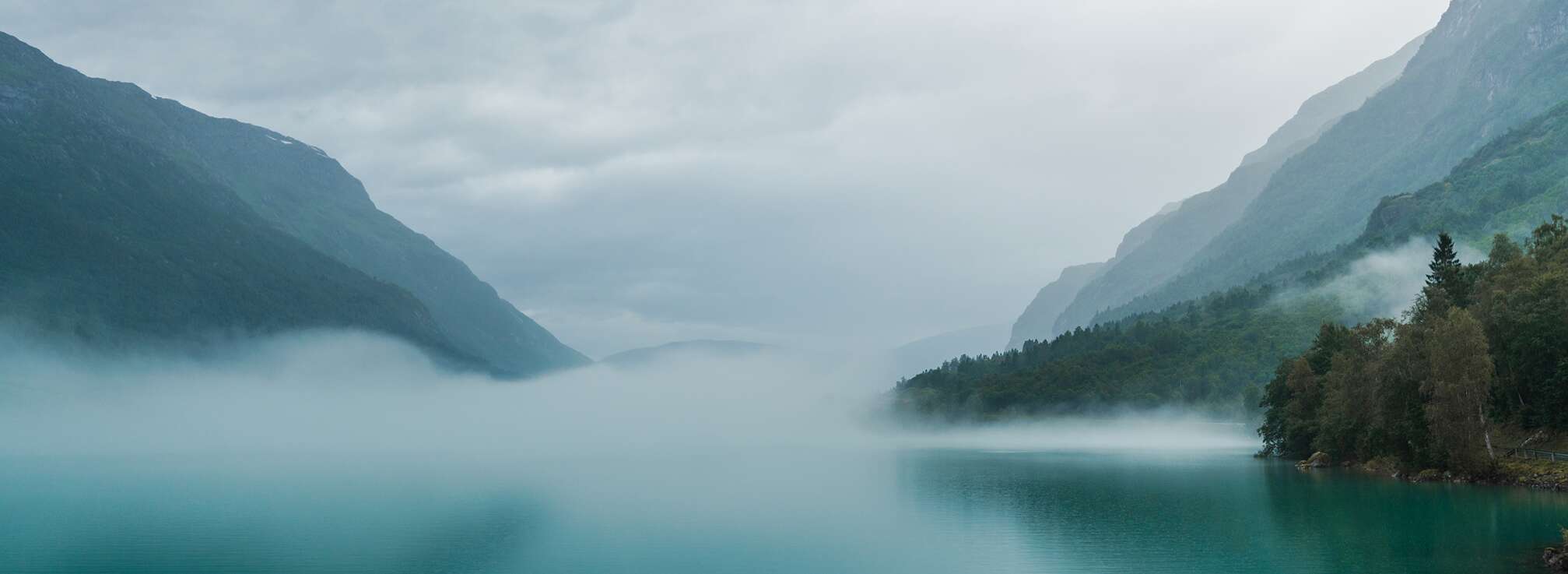 Fog-rising-from-fjord-unveiling-a-serene-and-enigmatic-landscape
